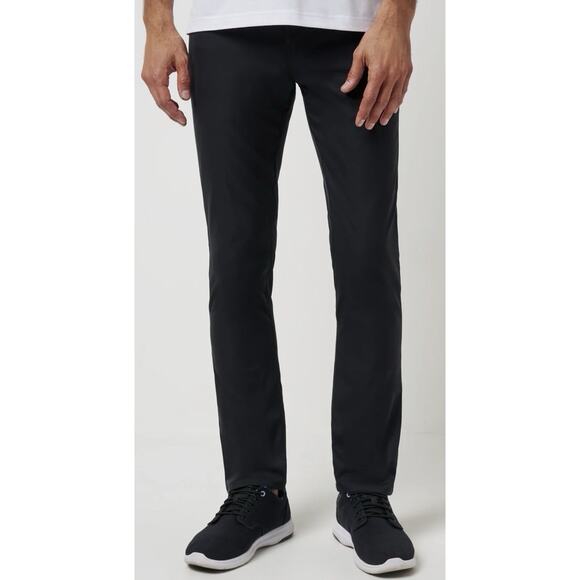 Travis Mathew Men’s Pants Heather Black Size 33 Open To Close 2.0 32” Inseam - Picture 1 of 6